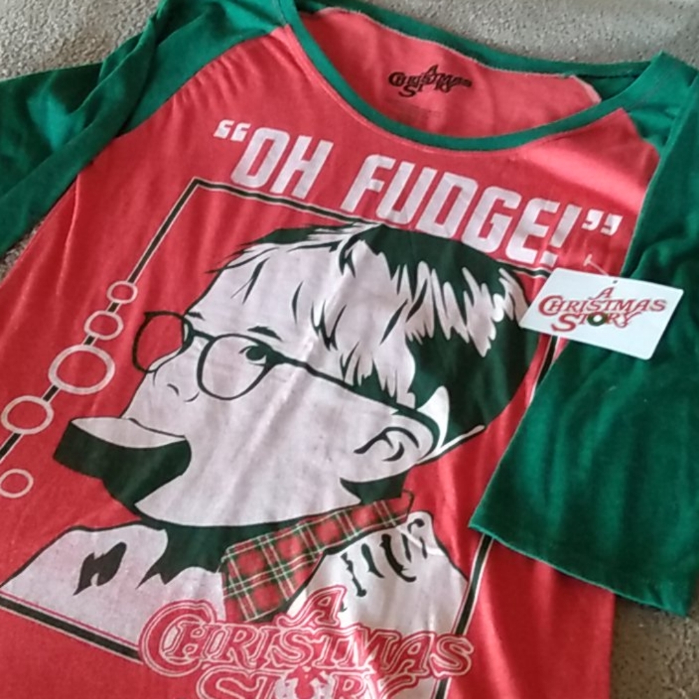 Christmas 3/4 sleeve shirt